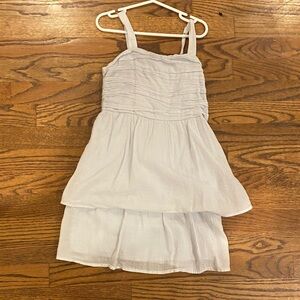Abercrombie Kids White Layered Dress